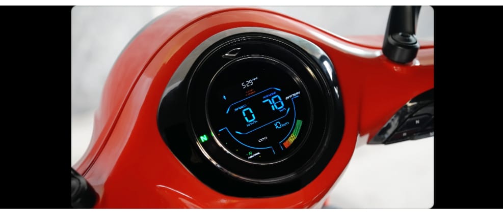 Bajaj Chetak 3001 digital instrument cluster