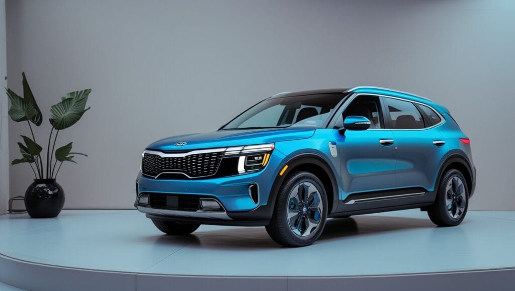 kia-seltos-ev-2025-front-view Kia Seltos EV 2025 का साइड प्रोफाइल – एयरो व्हील्स और क्लीन EV लाइन्स