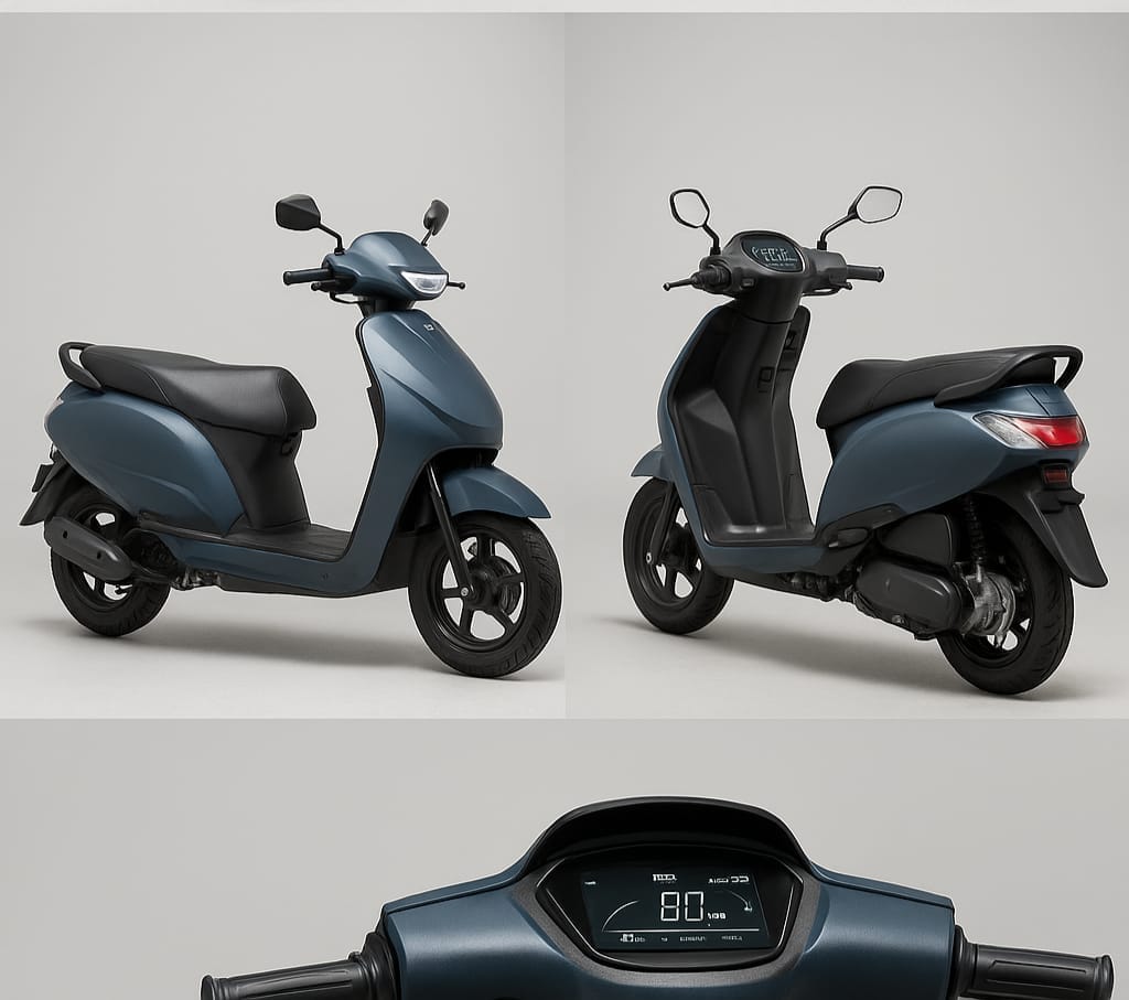 tvs-orbiter-ev-side-meter TVS Orbiter EV scooter side profile and digital meter display